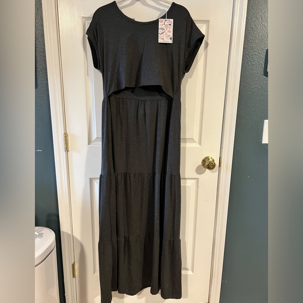 Latched Mama Large Maxi Tier Dress